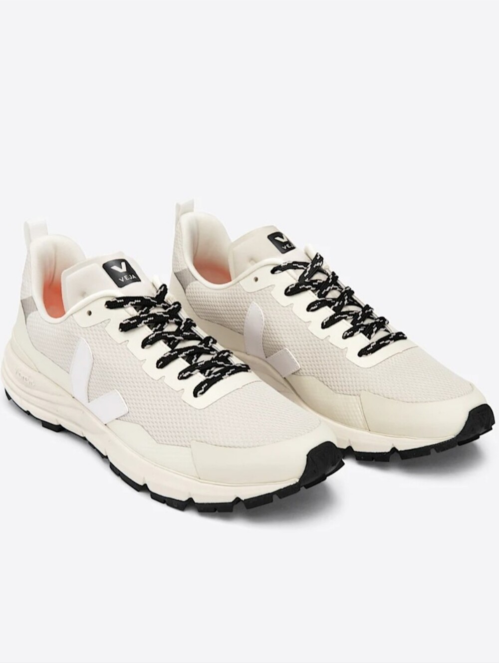 VEJA DEKKAN ALVEOMESH NATURAL WHITE Vibram Sole Sneakers Mens Size 9 EU 40